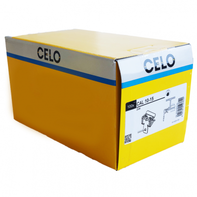 zacisk metalowy CAL z oczkiem grubość belki stalowej 15-20mm /opk=100szt./ 9152063CAL CELO (9152063CAL)